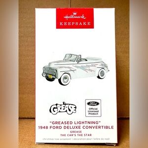 "Greased Lightening" 1948 Ford Deluxe Convertible Hallmark Keepsake Ornament